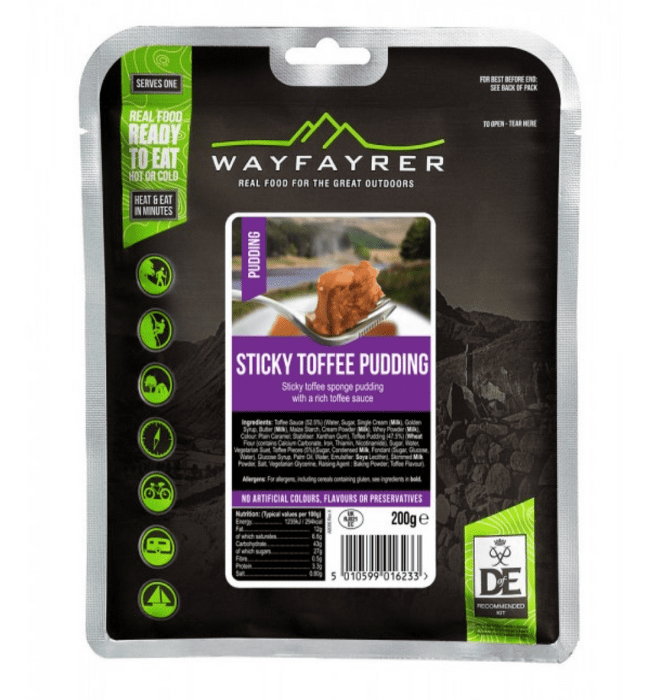 Wayfayrer Ration Meal Pouch - Sticky Toffee Pudding 200g