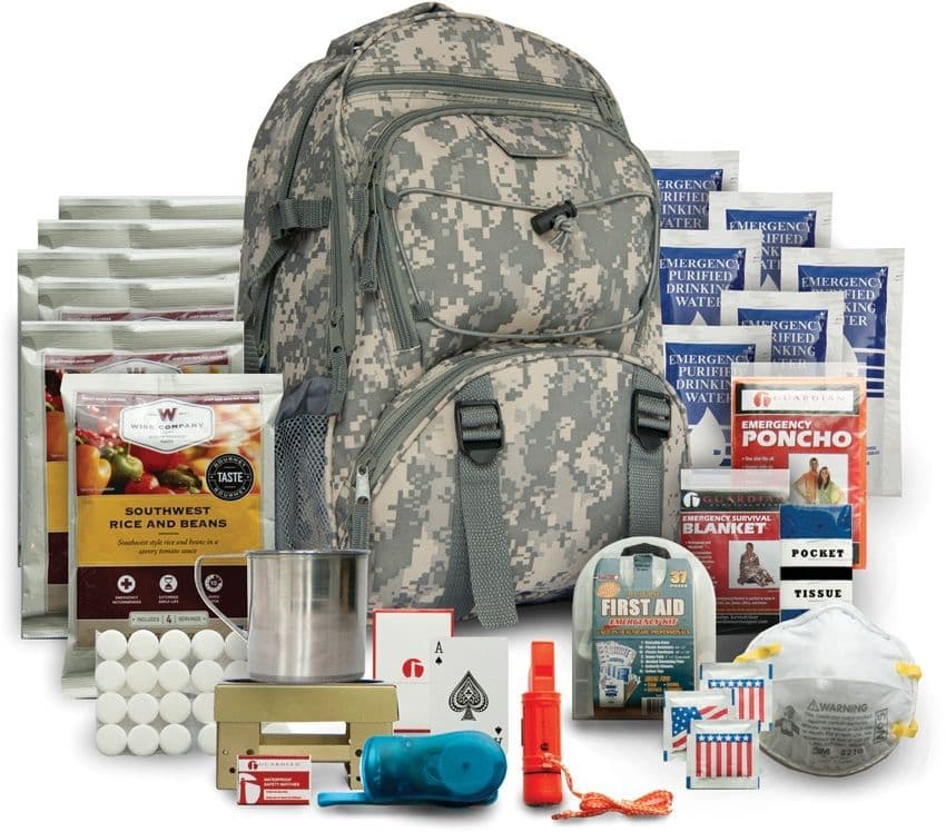 Wise Company 5 Day Pre Made Bug Out Bag - Camo